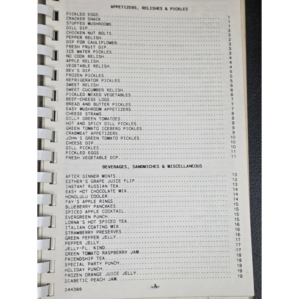Eastern Star Kingston Chapter #405 Kingston, ‎ Tennessee Cookbook Recipe Book 86